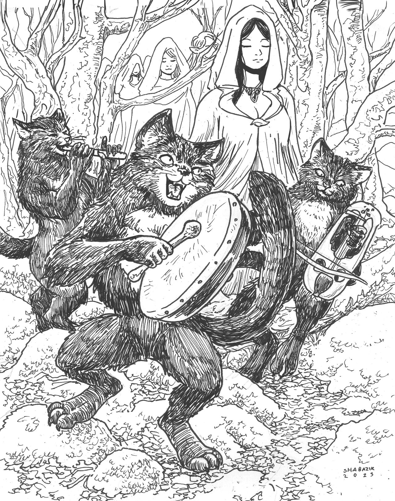 Cat-sith by Shabazik on DeviantArt