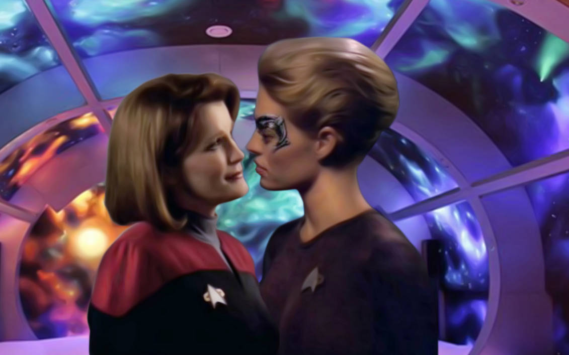 Star Trek Voyager Kathryn Janeway Seven Of Nine By