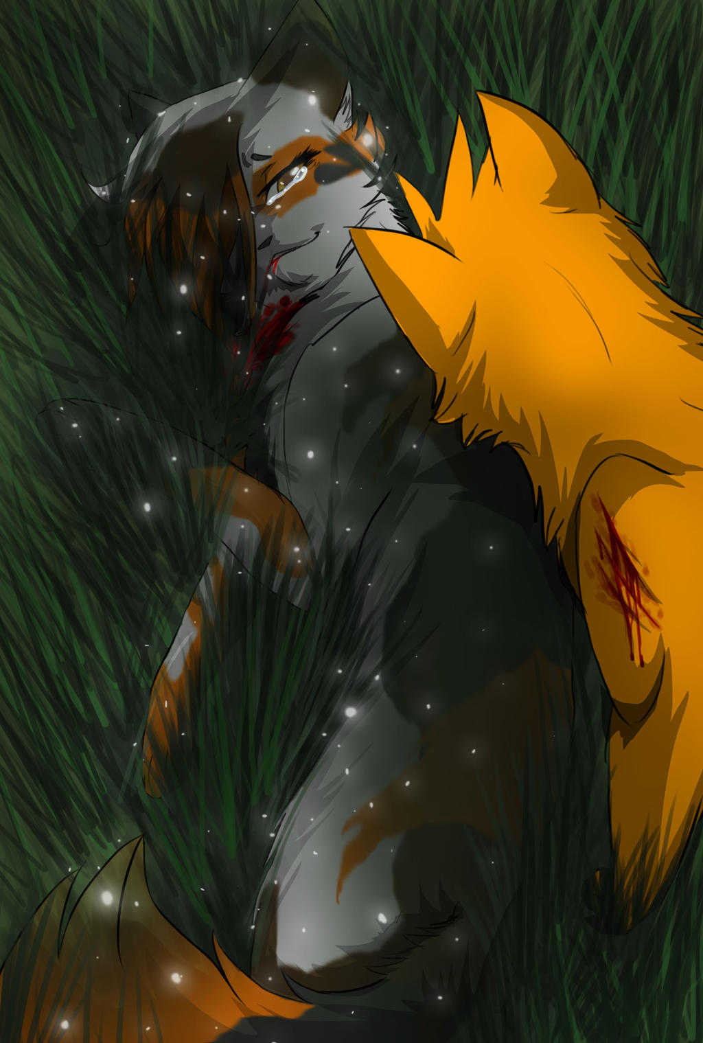 photo Yellowfang Death Scene death by riverspirit456 on deviantart