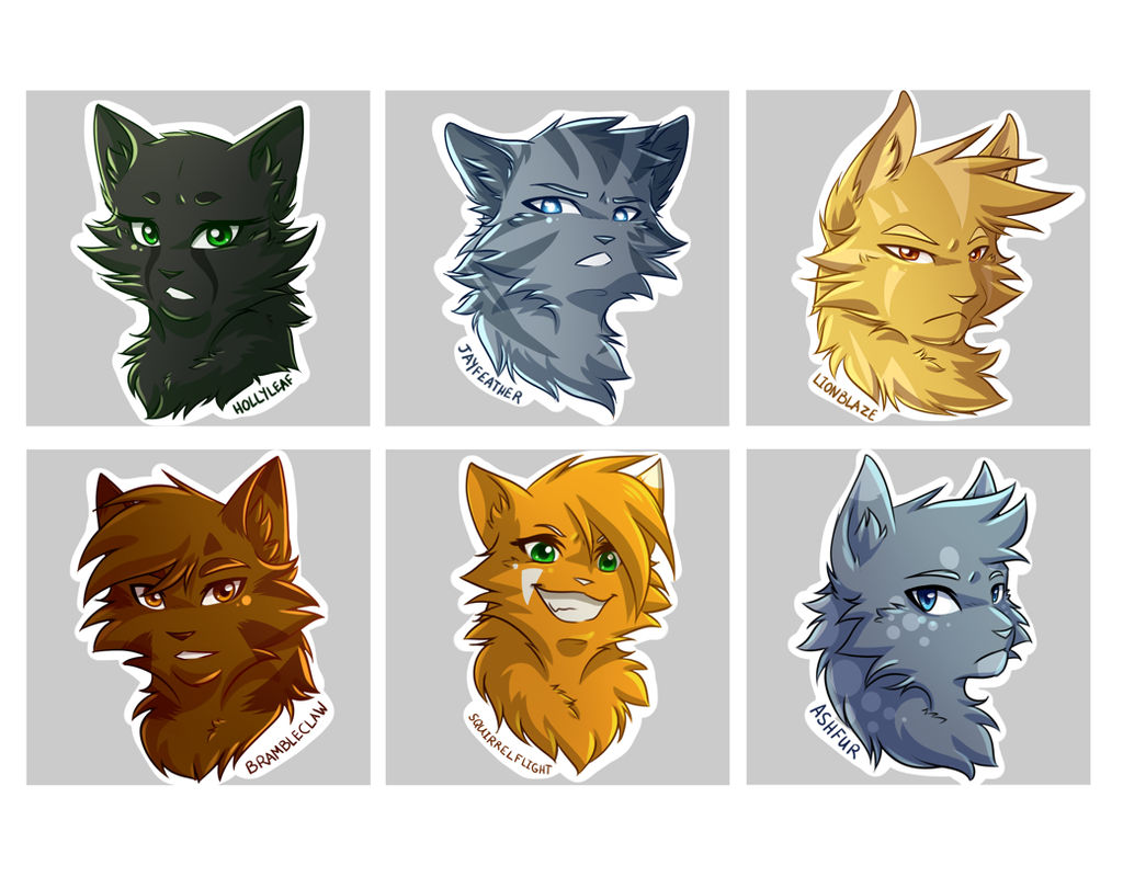 Warriors Stickers 3 By Riverspirit456 On Deviantart Warriors Stickers 3 By Riverspirit456 On Deviantart
