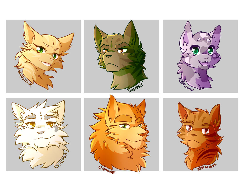 River  Spirit  Warrior  Cats  Stickers   River  Spirit  Warrior  Cats  Stickers