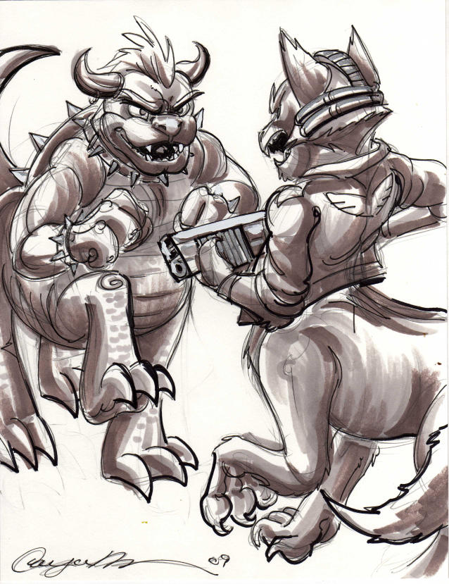 Fox v Bowser - Taur Battle