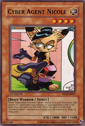 Cyber Agent Nicole YGO card