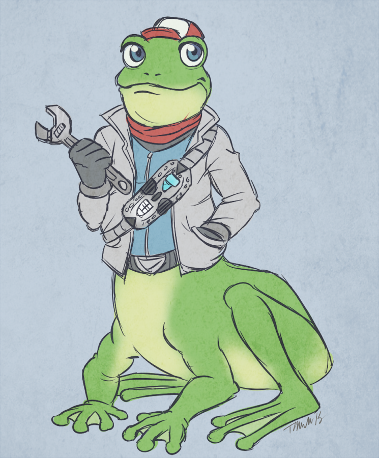 Starfox Taurs #8 - Slippy Toad by dragonheart07 on DeviantArt