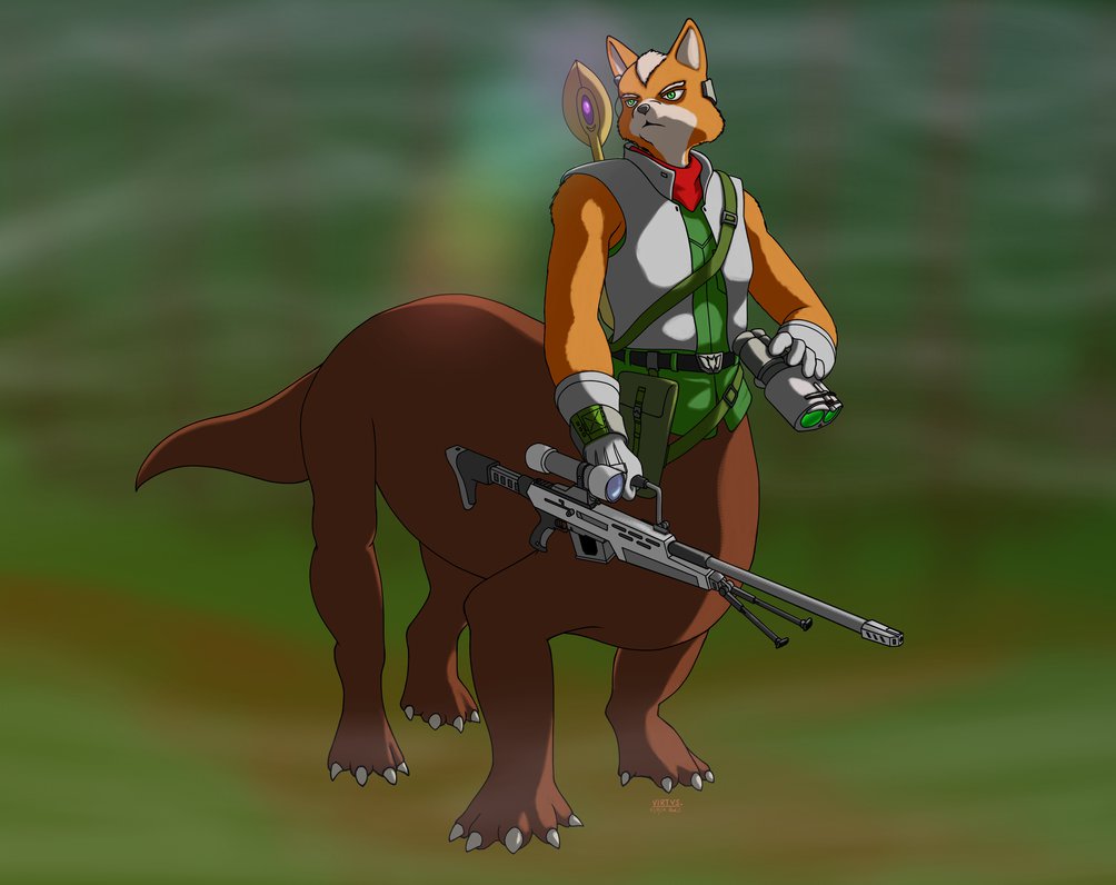 Saurian Warrior - Fox McCloud Request