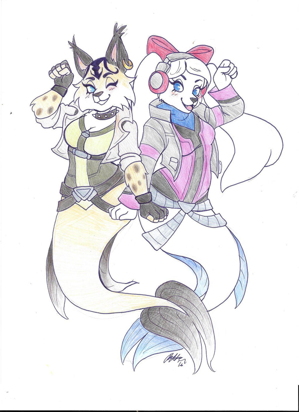 Starfox Girls Mermaids Duo - Miyu and Fay Comm.