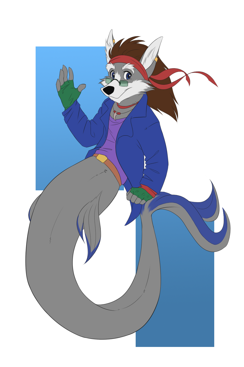 Merwolf Merwolf Louie Commission by dragonheart07 on DeviantArt