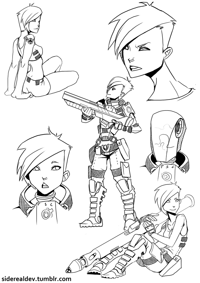 Maya Acat sketches