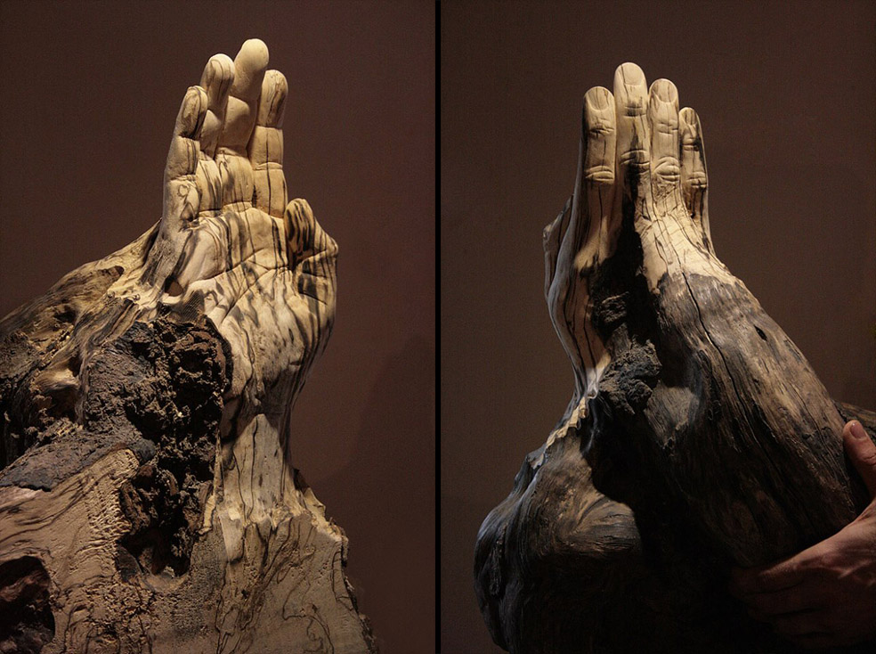 Wooden hand