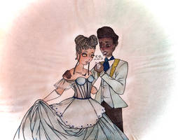 Lupita and Zane as Cinderella and Prince Topher