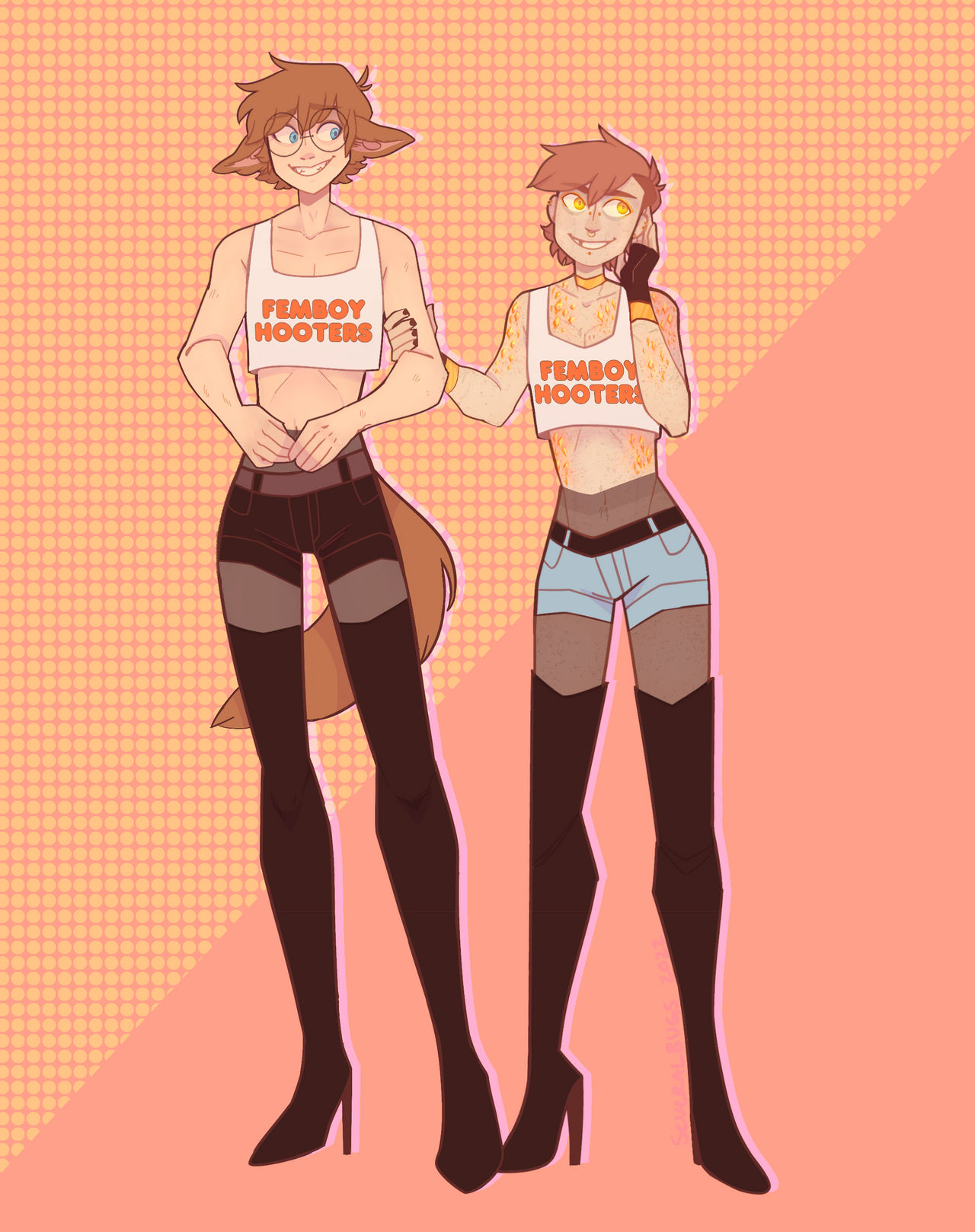 Femboy Hooters by severalbugs on DeviantArt