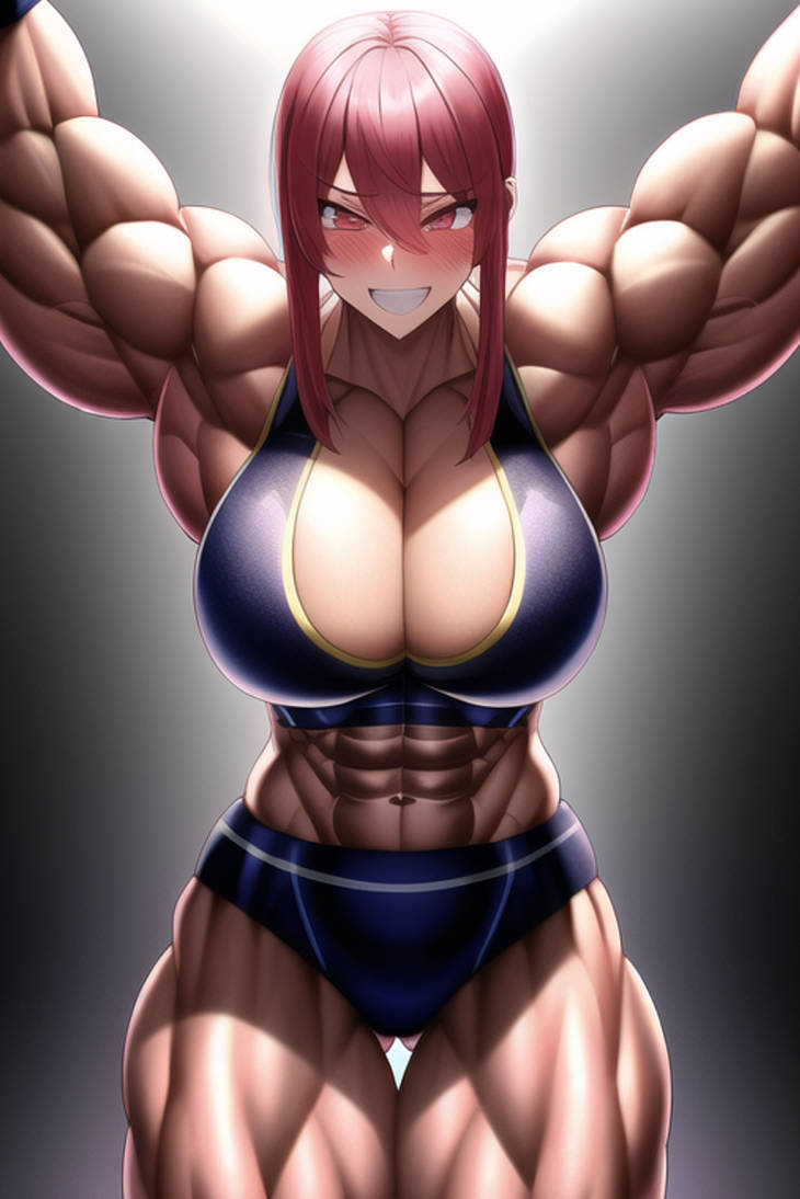 Ai Generated Muscle Girl 41 By Fbblust On Deviantart 