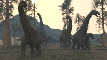 Alamosaurus Herd