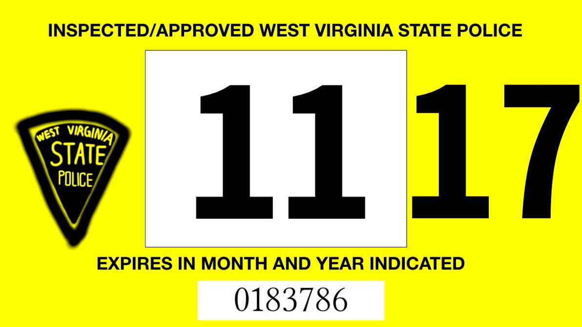 WV Inspection Sticker From 2017 November By Landenp2020 On DeviantArt wv-inspection-sticker-from-2017-november-by-landenp2020-on-deviantart