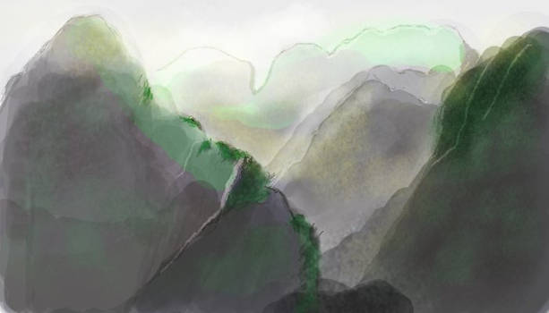 Quick Mountain Painting
