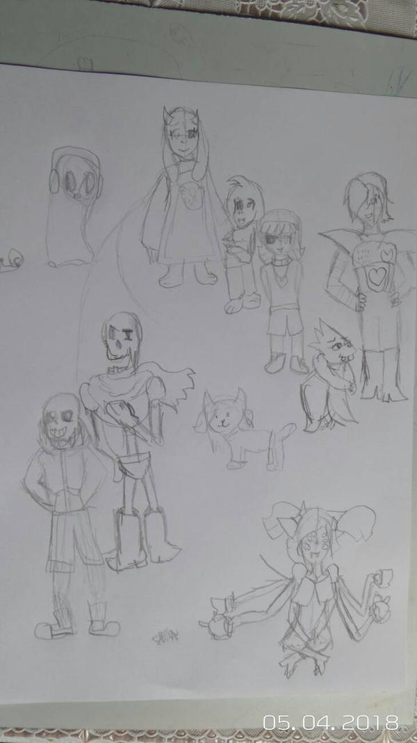 undertale paper by EveTheHippiCat on DeviantArt