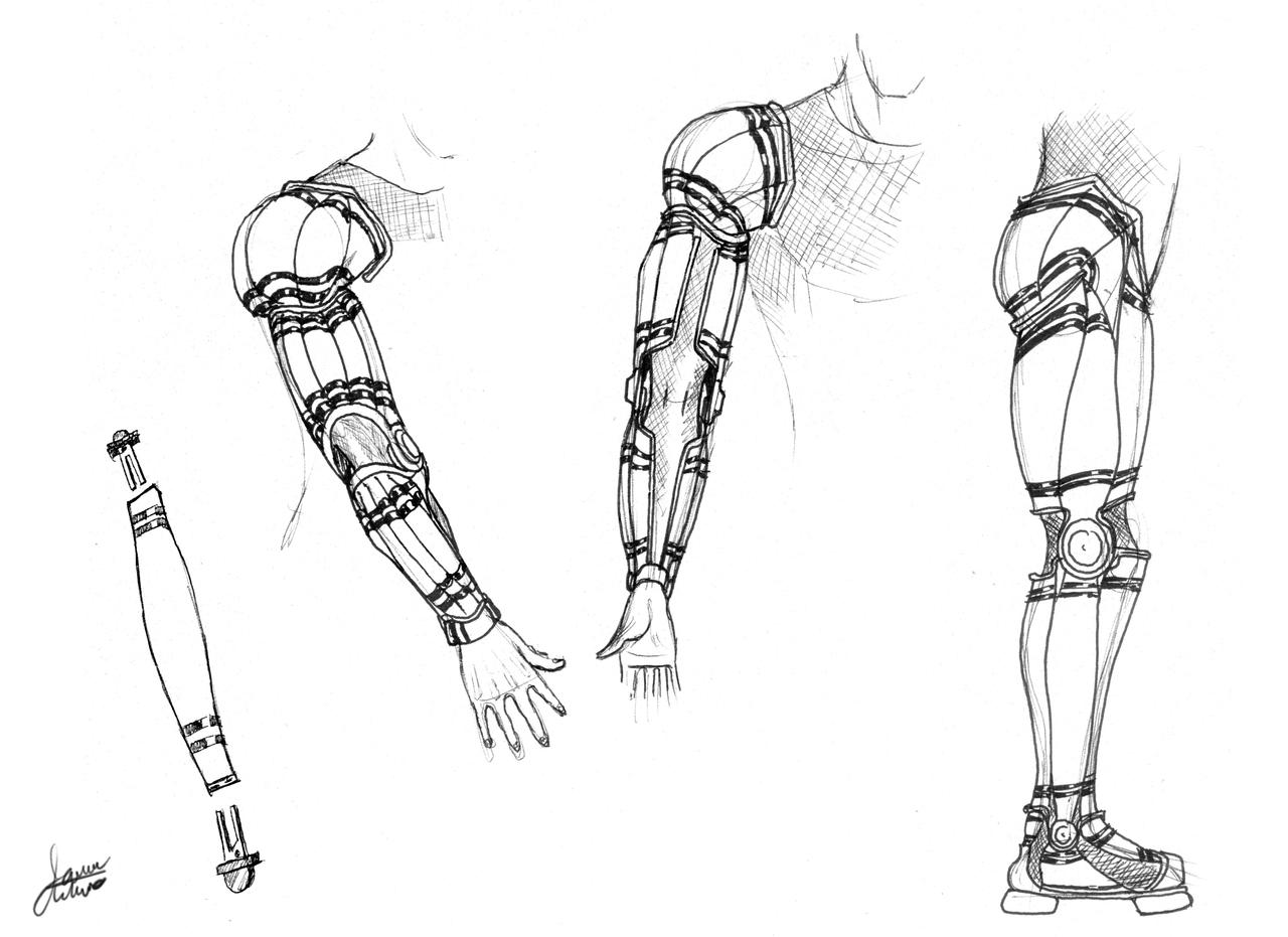 Exosceleton Drawing Exoskeleton by zerreitug on DeviantArt