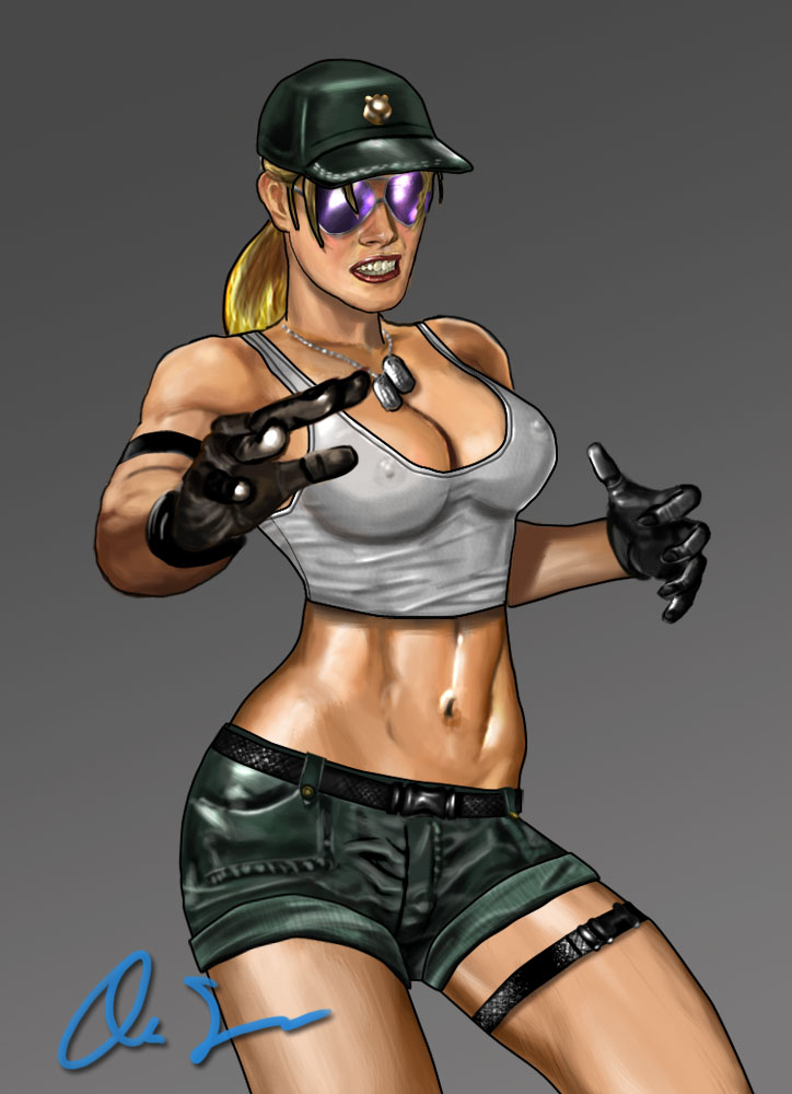 MK9 Sonya - Alternate Costume