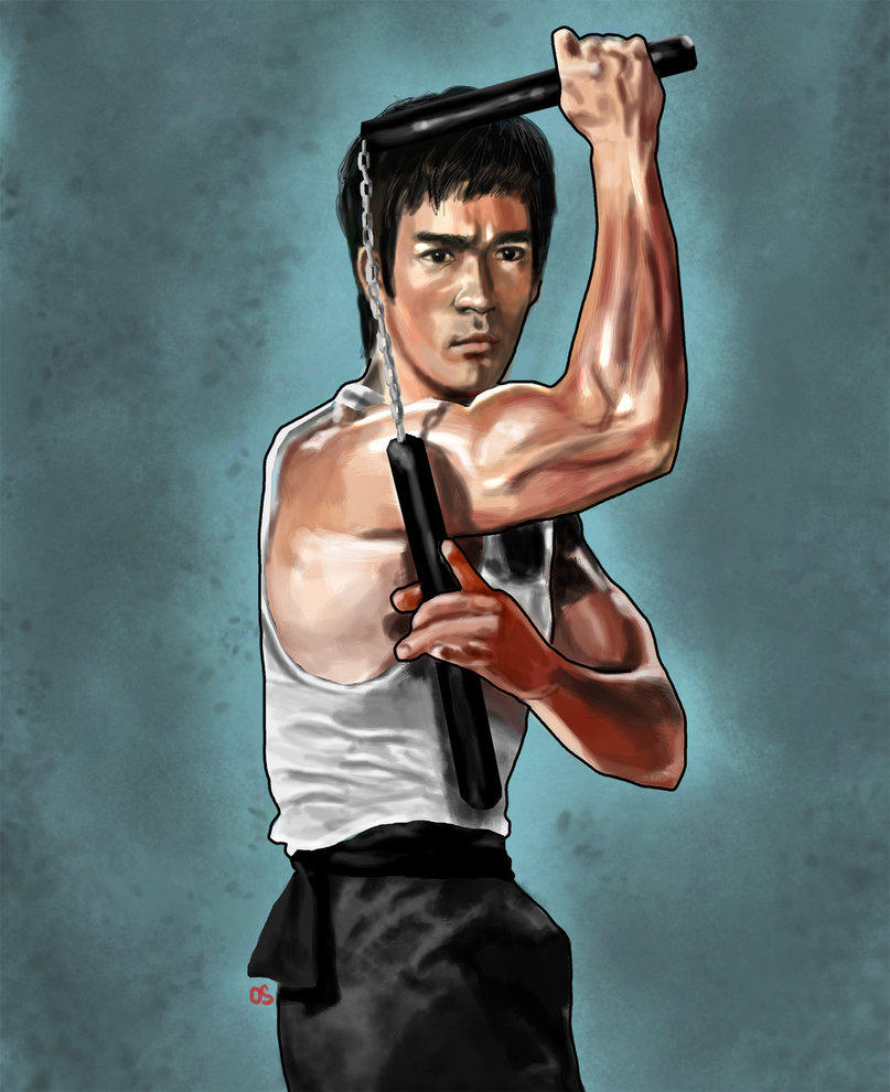 Bruce Lee Nunchucks 2 by osx-mkx on DeviantArt