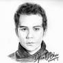 Pencil Drawing Of Dylan O'Brien