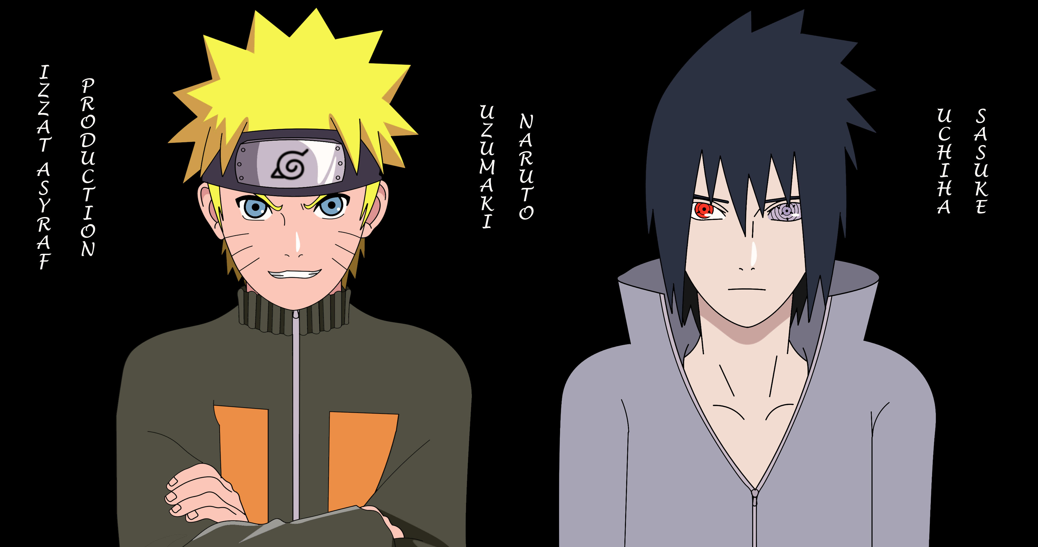 sasuke and naruto jounin  Anime naruto, Naruto and sasuke wallpaper, Naruto  art