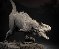 Rampaging Carnotaurus for 3D Print