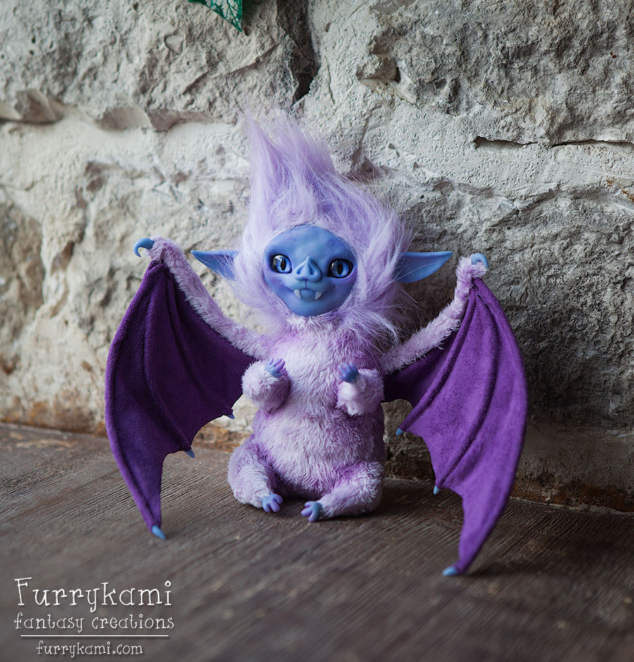 Posable Art Doll - Vampire Bat Princess