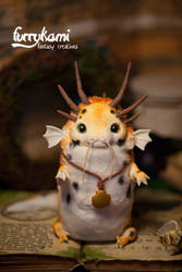 Koi carp dragon handmade toy