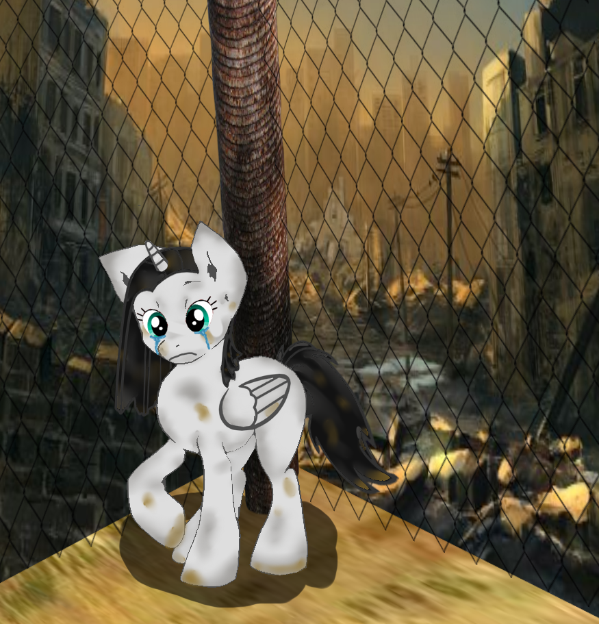 Filly Alicorn 'Silver Skies