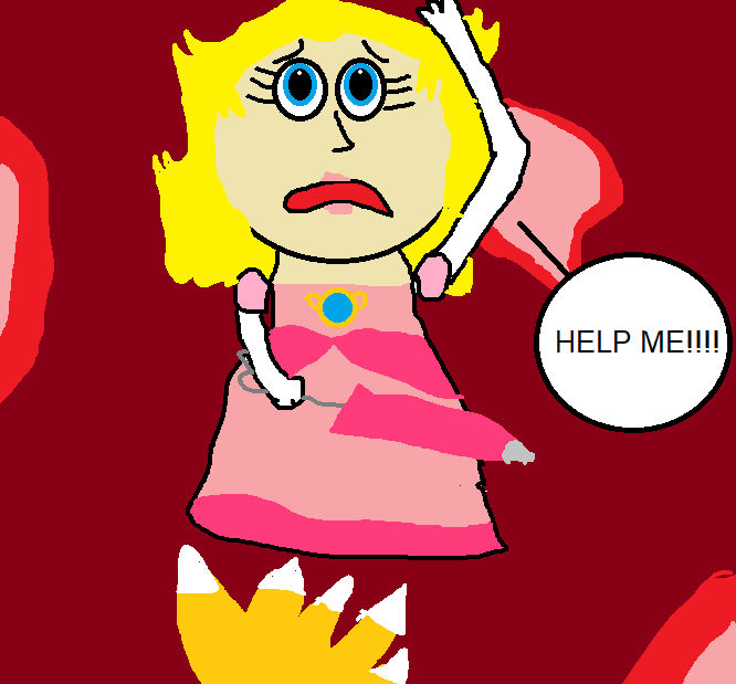Princess Peach needs help by Johan1947 on DeviantArt