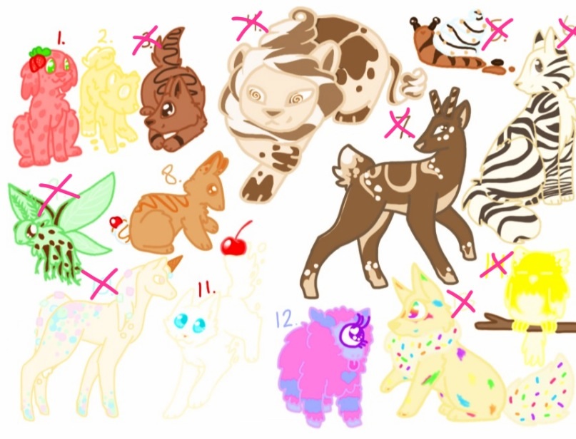 Ice Cream Adoptable Batch [Name your price]