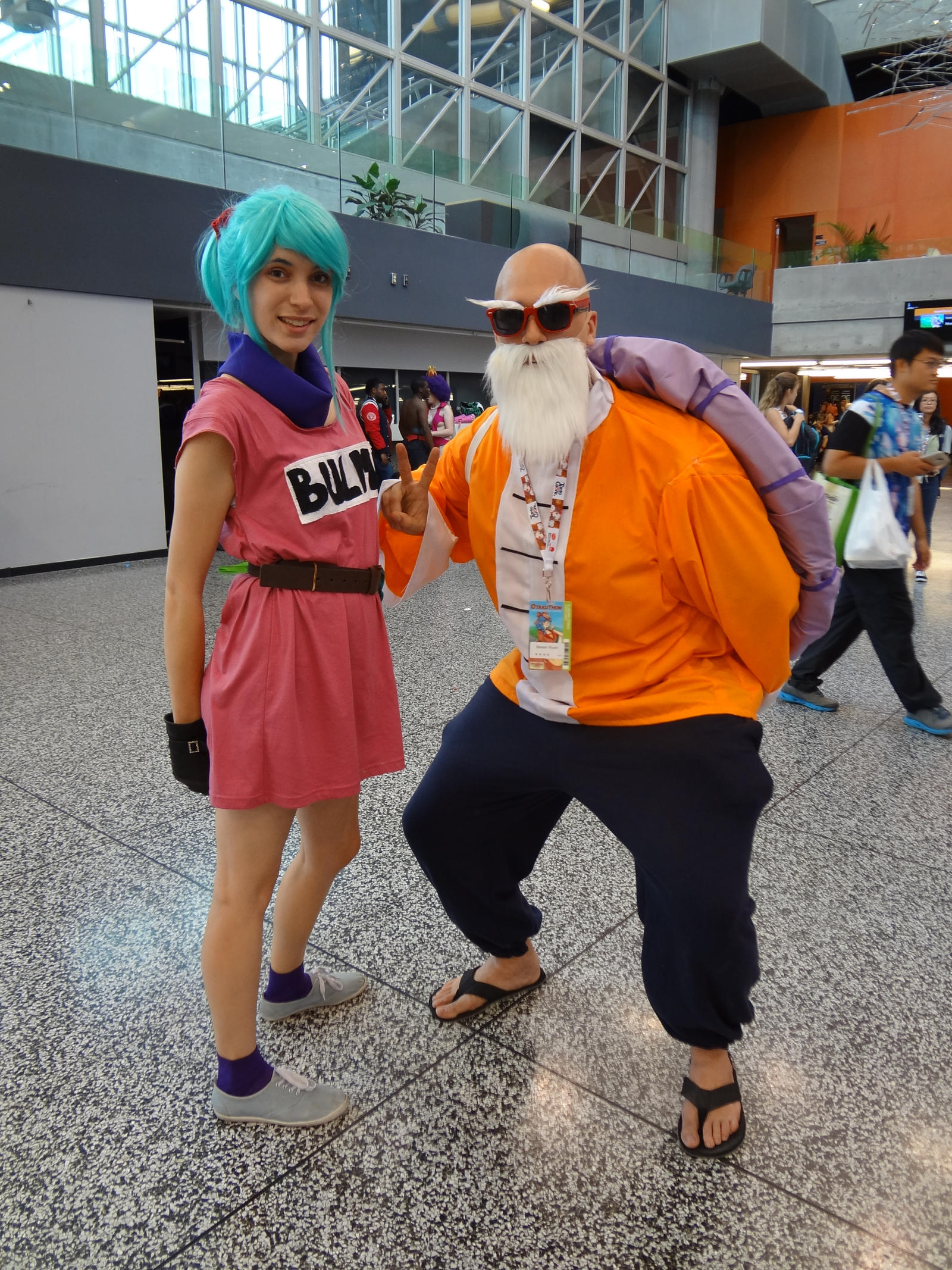 Bulma Deal Master Roshi Otakuthon 2017 - Bulma and Master Roshi by MorososAP on DeviantArt