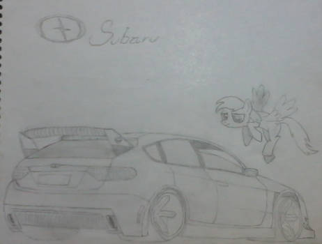 derpy and subaru IMPREZA wrx sti