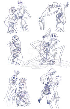 Jack and Sally Sketches