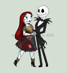 Jack and Sally Chibi