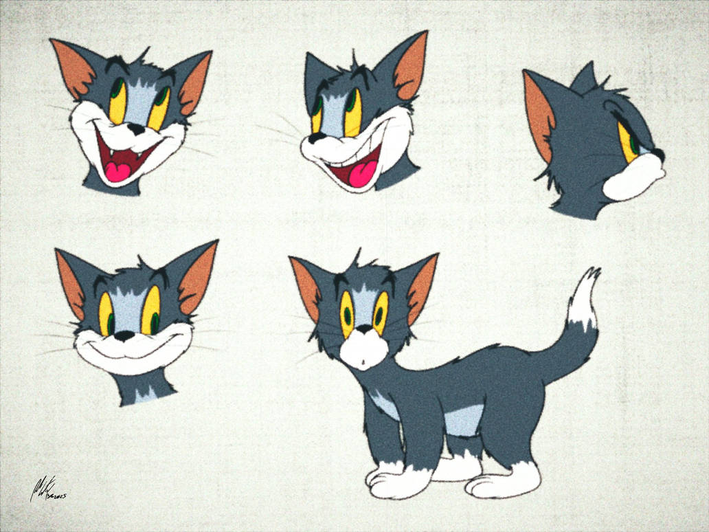 Tom Cat model sheet by BrandonSDraws on DeviantArt