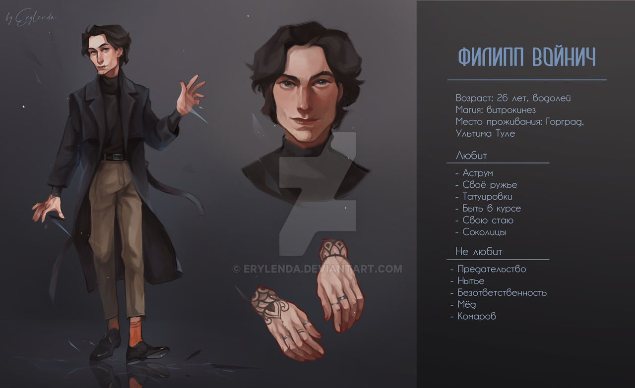 Pinterest Commissions Character commission. Character design by Erylenda on DeviantArt