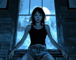 Blue graphic test