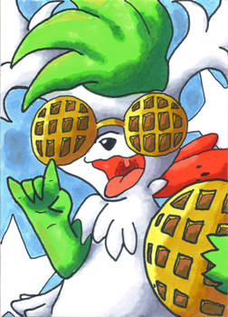 ATC #42: Seeing The World Through Waffle Glasses