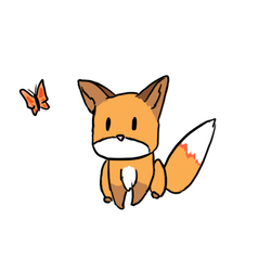 Butterfly and a Fox
