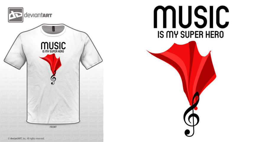 music is my super hero