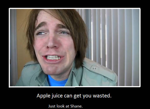 Careful with the apple juice