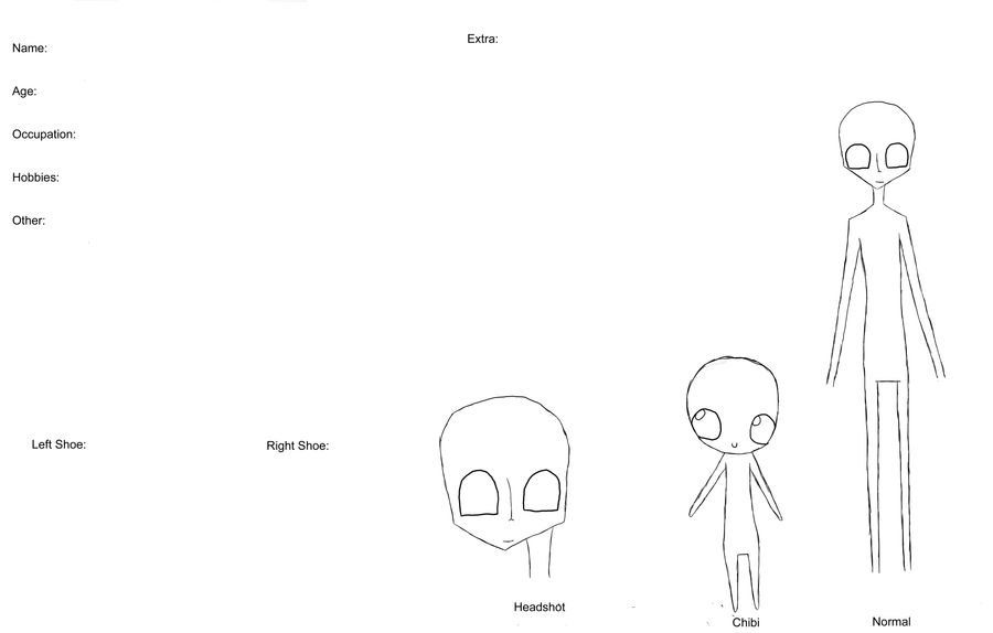 Ref Sheet Base by EmmalieDoodles on DeviantArt