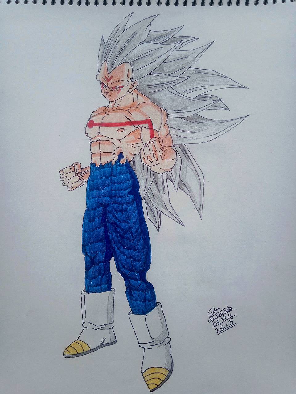 Super Saiyan Infinity Vegeta by Justanormalartsit on DeviantArt