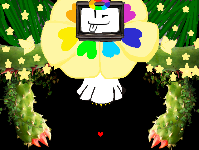 Underfell Flowey Sprite Edit By Hyp3rdeath On Deviantart