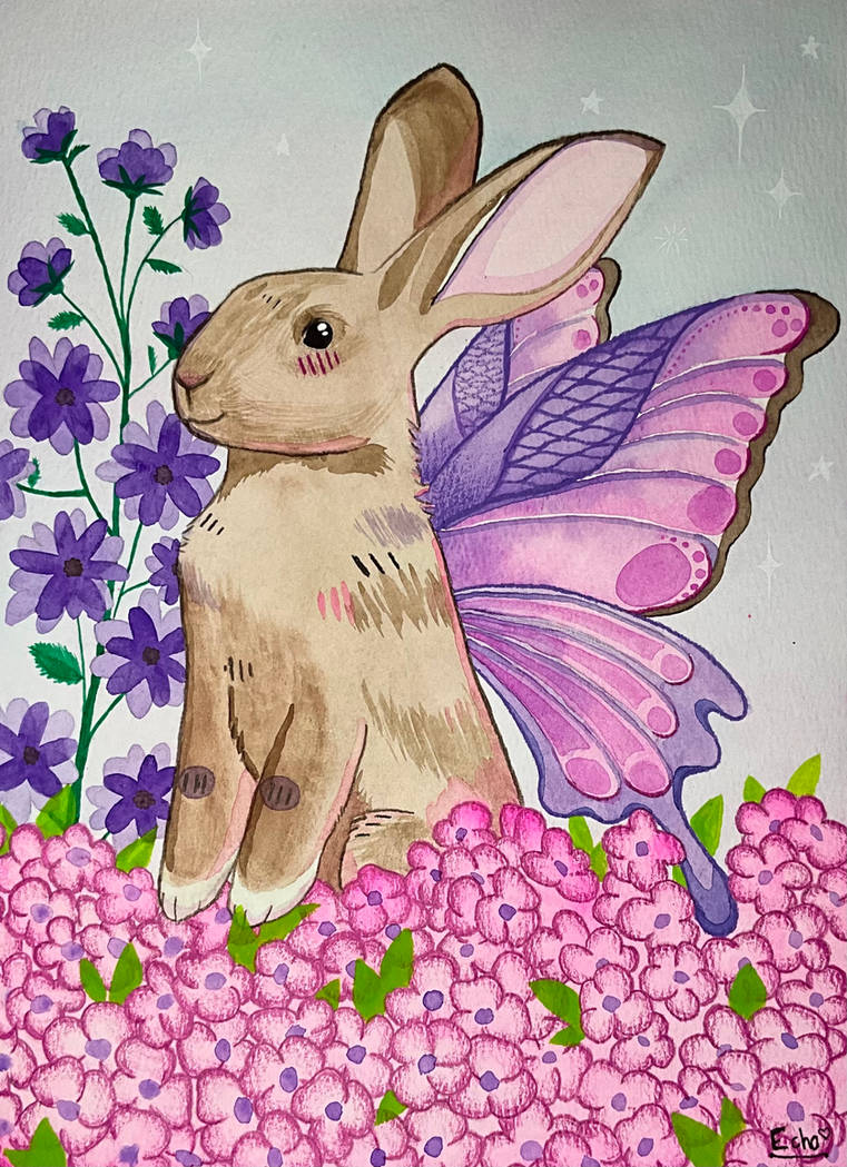 Rabbit fairy? Fairy rabbit? by EchoArts04 on DeviantArt