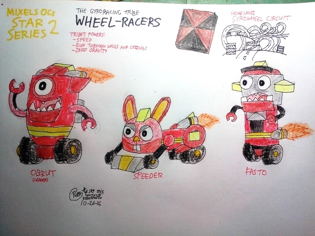 Meet The Wheel-Racers! (Lego Mixels) by StarRion20 on DeviantArt