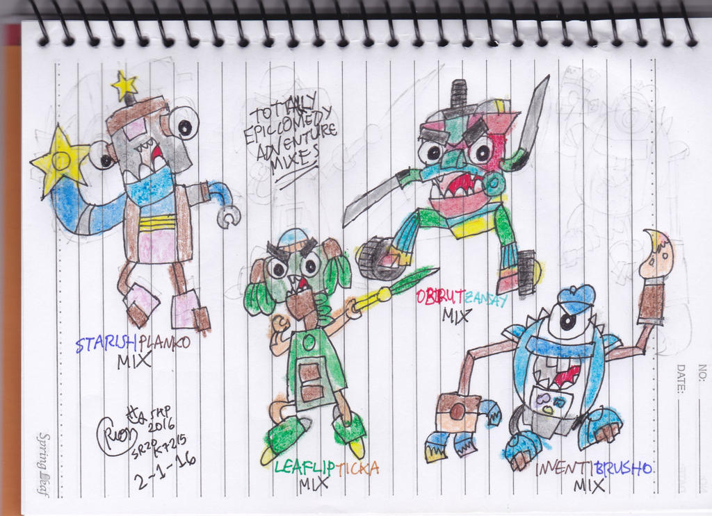 Mixels Comedy Mixes in Tottaly Epic Comedy Adventure (Mixels) by StarRion20 on DeviantArt