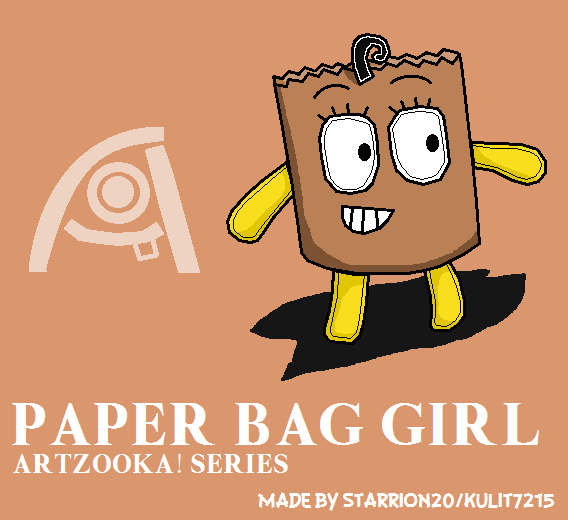 Paper bag girl