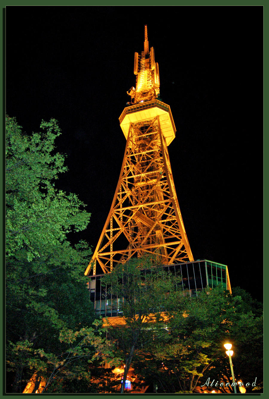 Terevi Tower at night